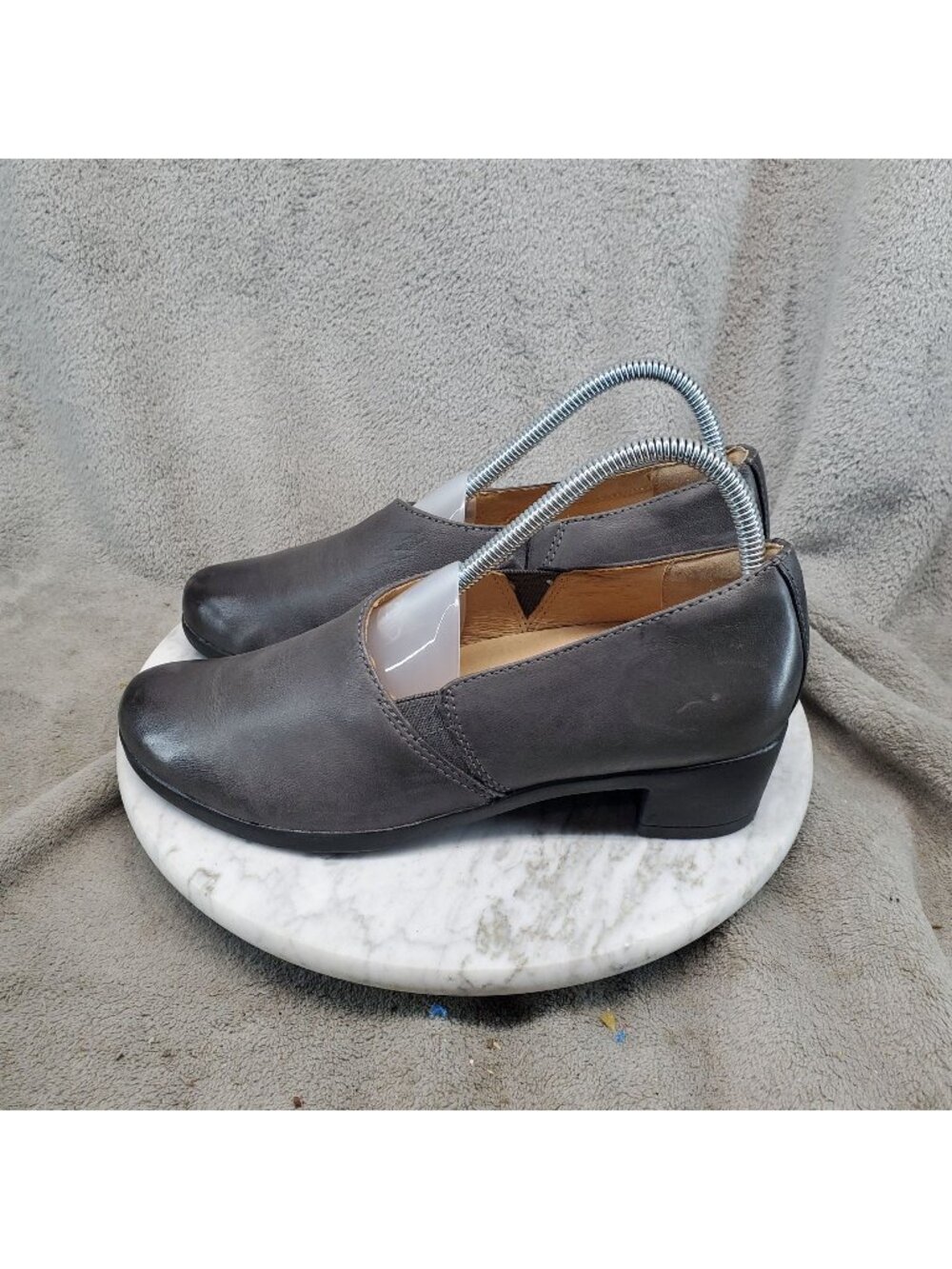 Dansko Shoes Womens Size EU 38 US 7.5 Camdyn Gray Leather Pumps
